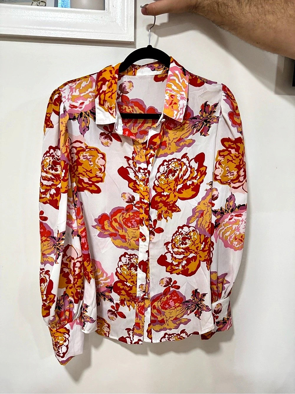 Floral Button-Down Shirt